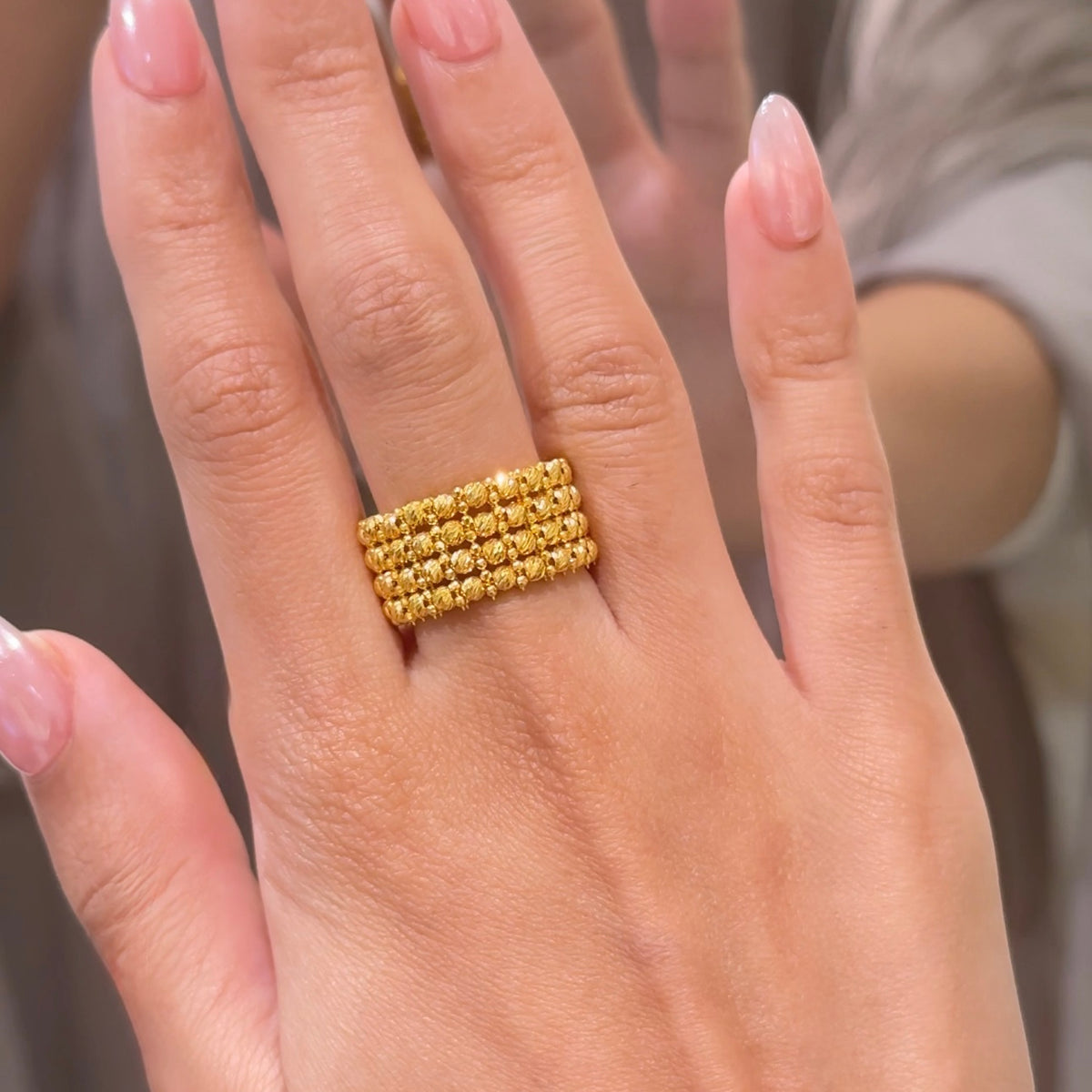 4 row cluster ring – Nashad Jewellers