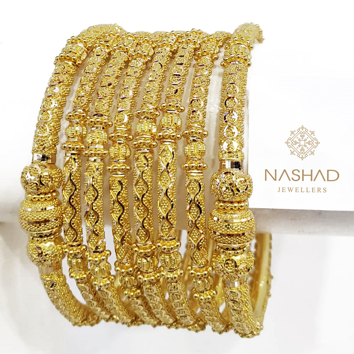 Aziza Bangle Set 99g – Nashad Jewellers