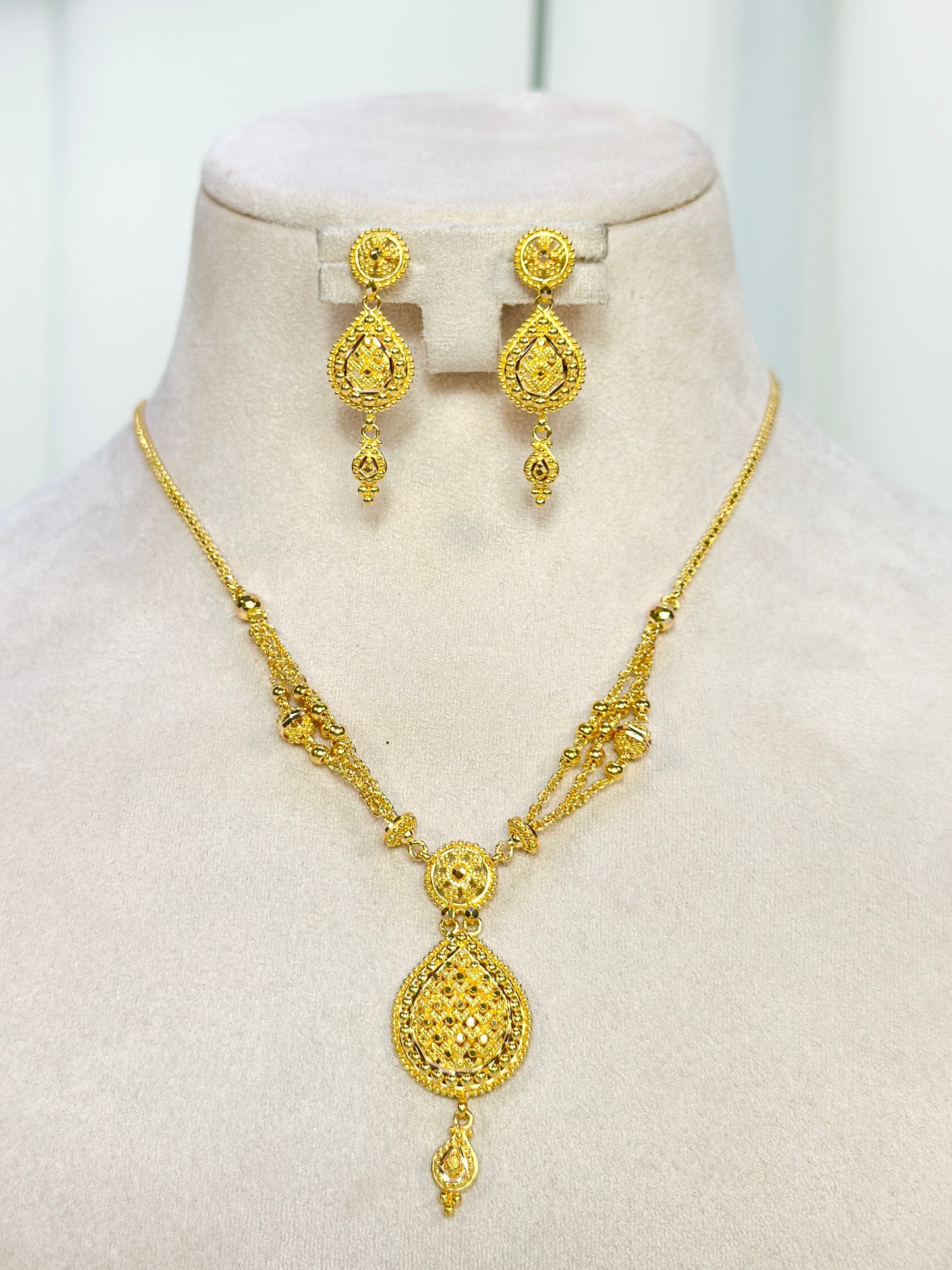 Susa Necklace Set 18.88g – Nashad Jewellers